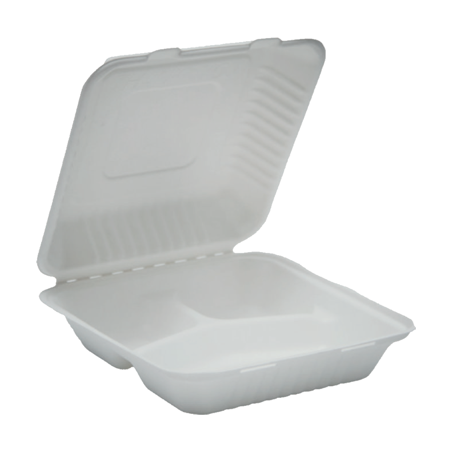 FE045 MENU BOX 230 x 230 x 75mm NATURA 3-komorowy A 200